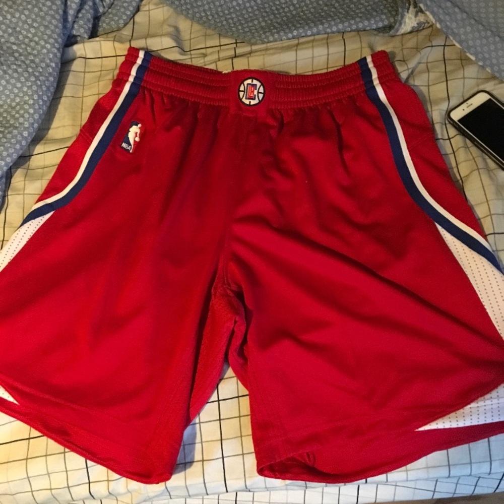 NBA authentic shorts Los Angeles clippers